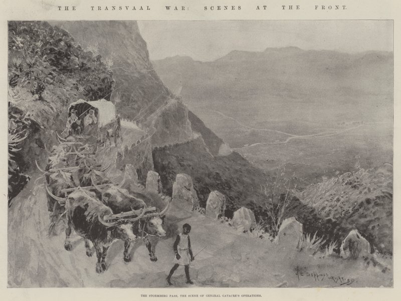 Transvaalkrigen, scener ved fronten af Henry Charles Seppings Wright