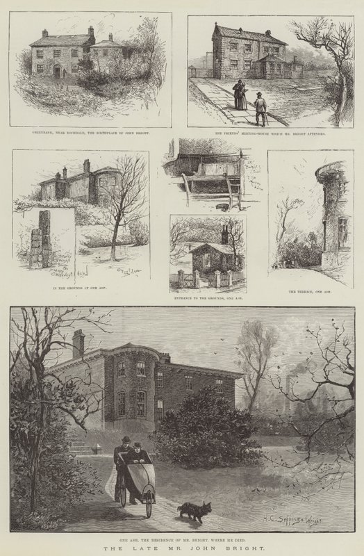 Den afdøde hr. John Bright af Henry Charles Seppings Wright