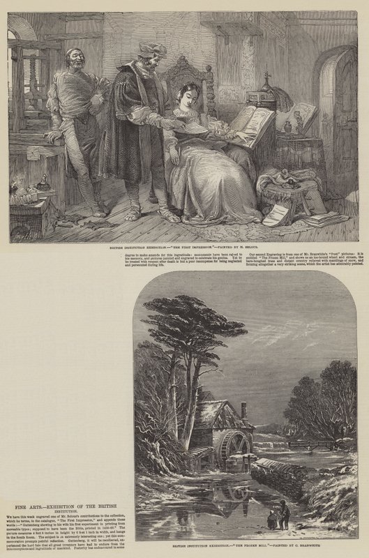 Fine Arts, udstilling af den britiske institution af Henry Courtney Selous