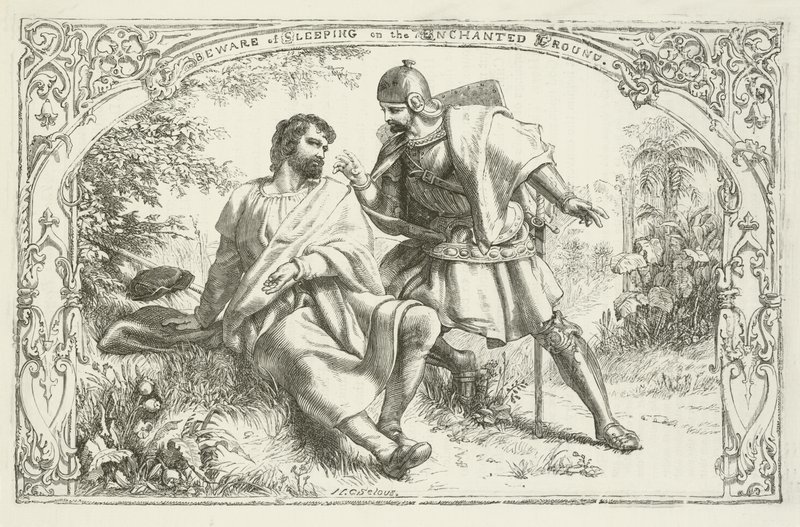 Illustration til The Pilgrim
