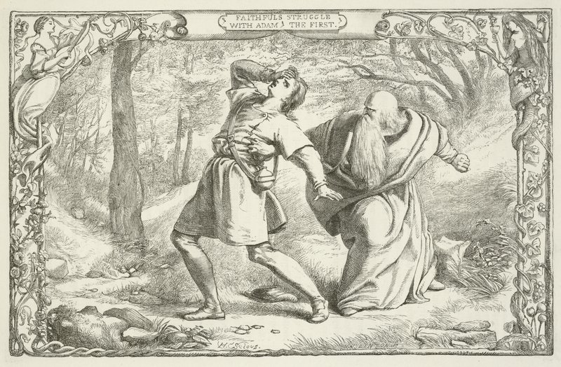 Illustration til The Pilgrim