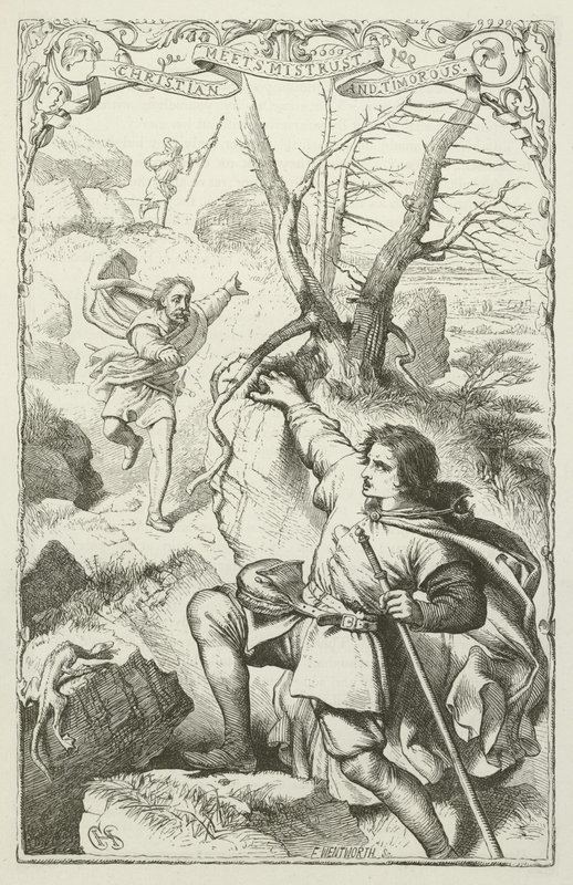 Illustration til The Pilgrim