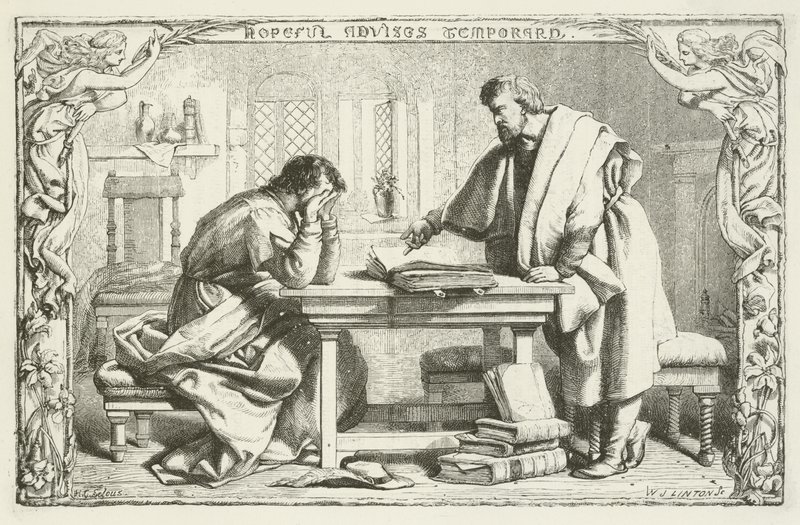 Illustration til The Pilgrim