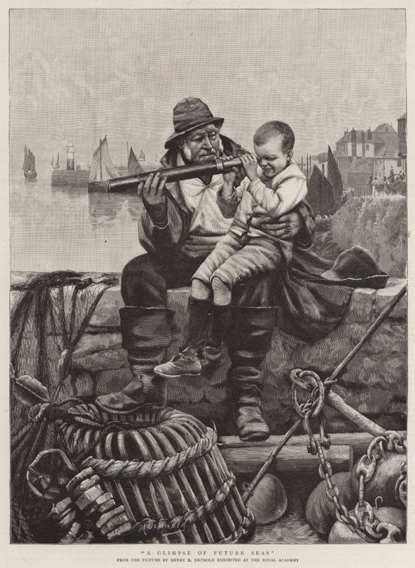 Et glimt af fremtidens hav af Henry Edward Detmold