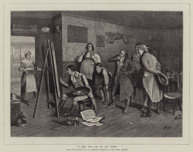 Et nyt tegn til en gammel historie af Henry Gillard Glindoni