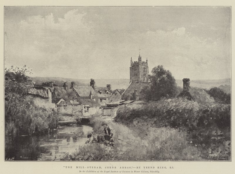 Møllestrømmen, Cerne Abbas af Henry John Yeend King