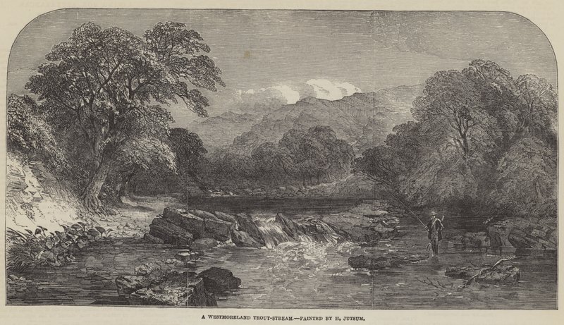 En Westmoreland Trout-Stream af Henry Jutsum