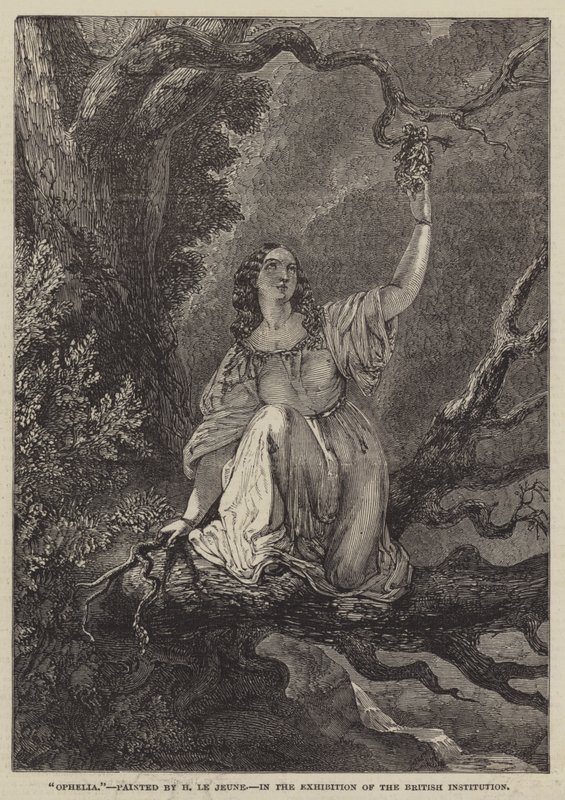 Ophelia af Henry Le Jeune