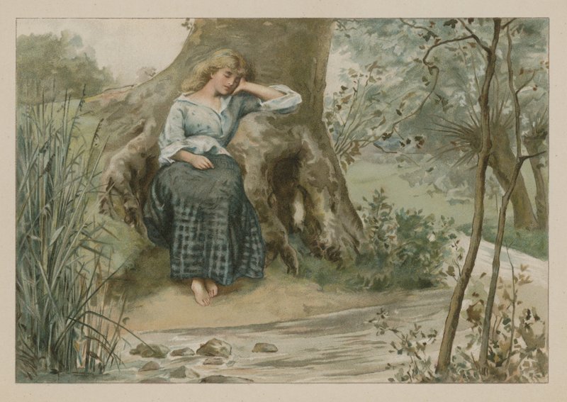 Afton vand (chromolitho) af Henry Marriott Paget