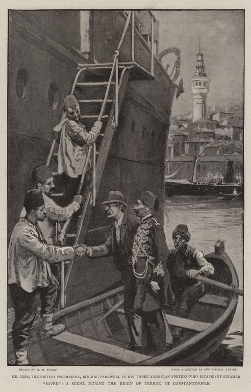 Reddet, en scene under terrorens regeringstid i Konstantinopel af Henry Marriott Paget