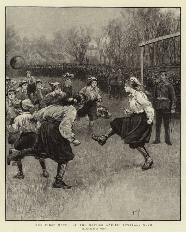 Den første kamp i British Ladies
