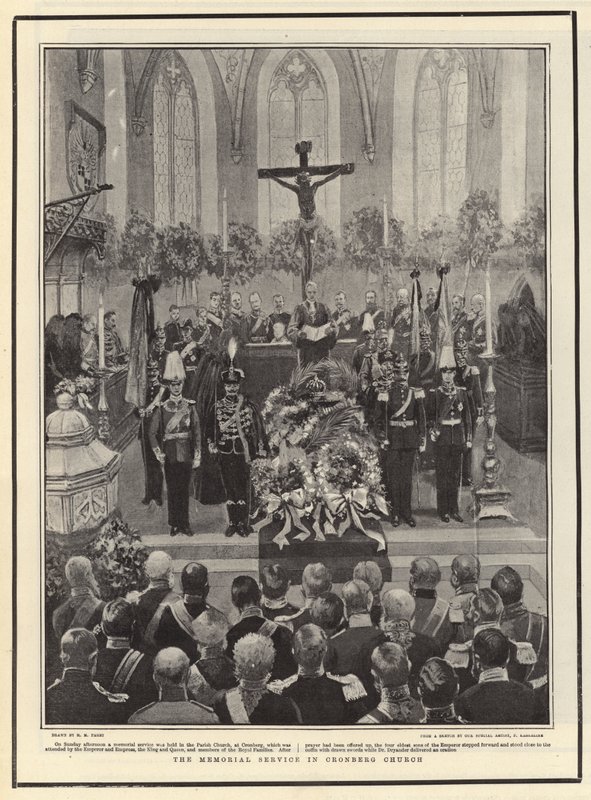 Mindehøjtideligheden i Cronberg Kirke af Henry Marriott Paget