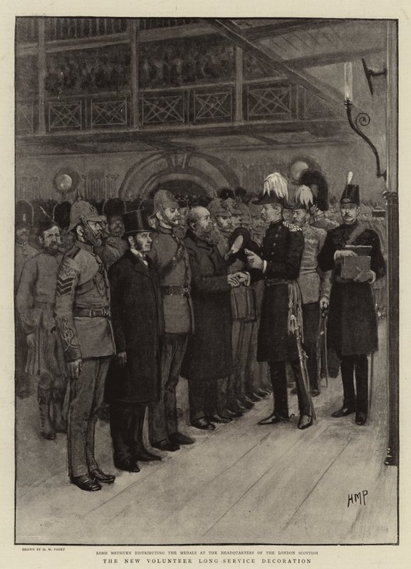 Den nye Frivillige Long-Service Dekoration af Henry Marriott Paget