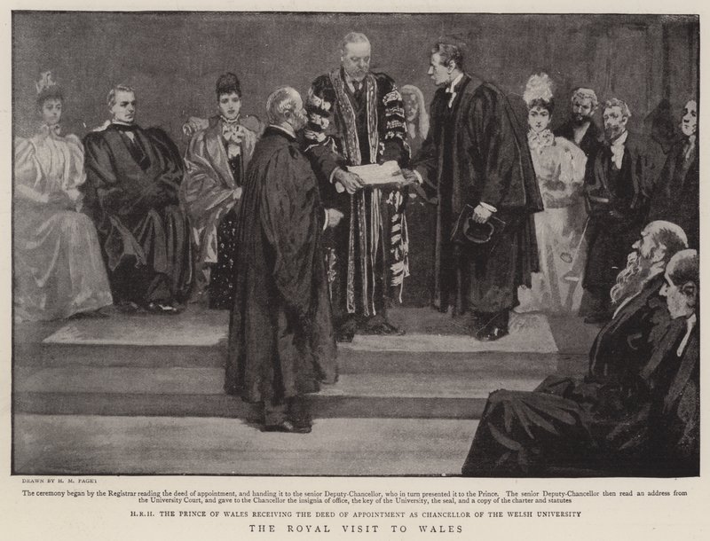Det kongelige besøg i Wales af Henry Marriott Paget