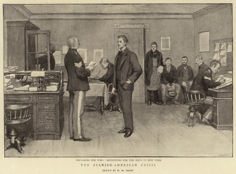 Den spansk-amerikanske krise af Henry Marriott Paget
