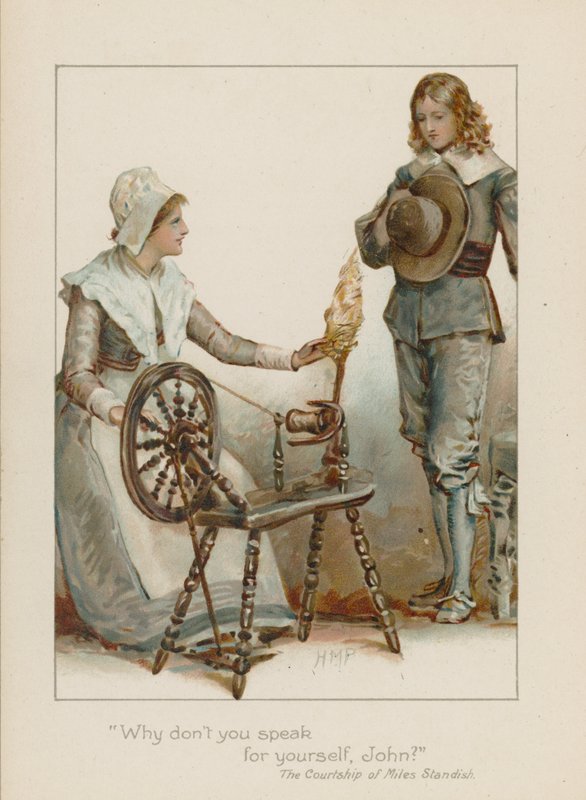 Hvorfor taler du ikke for dig selv, John (chromolitho) af Henry Marriott Paget