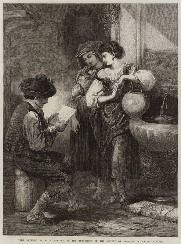 Brevet af Henry Parsons Riviere