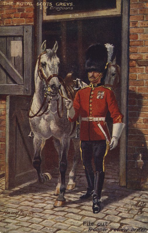 Royal Scots Greys af Henry Payne