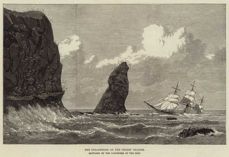Strathmore på Crozet Islands af Henry Spernon Tozer