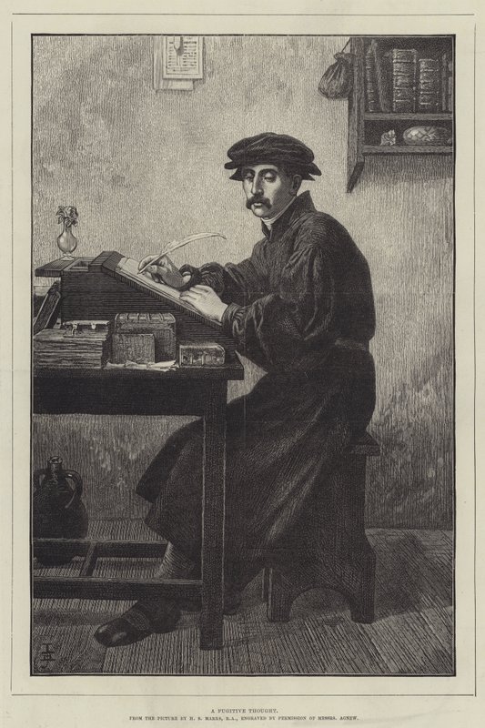 En flygtende tanke af Henry Stacey Marks
