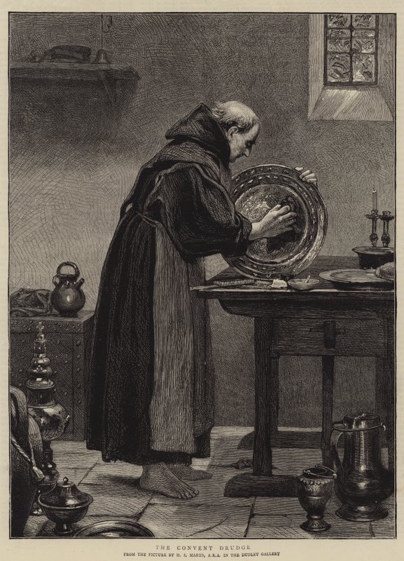 Klosterets Drudge af Henry Stacey Marks