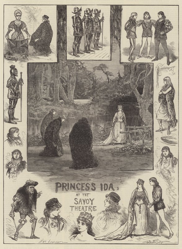 Prinsesse Ida på Savoy Teatret af Henry Stephen Ludlow