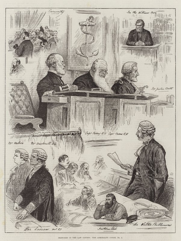 Skitser i Lovretten, Admiralitetsretten, nr. 2 af Henry Stephen Ludlow
