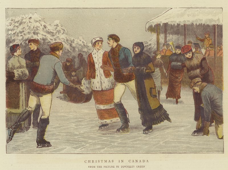 Jul i Canada (chromolitho) af Henry Towneley Green