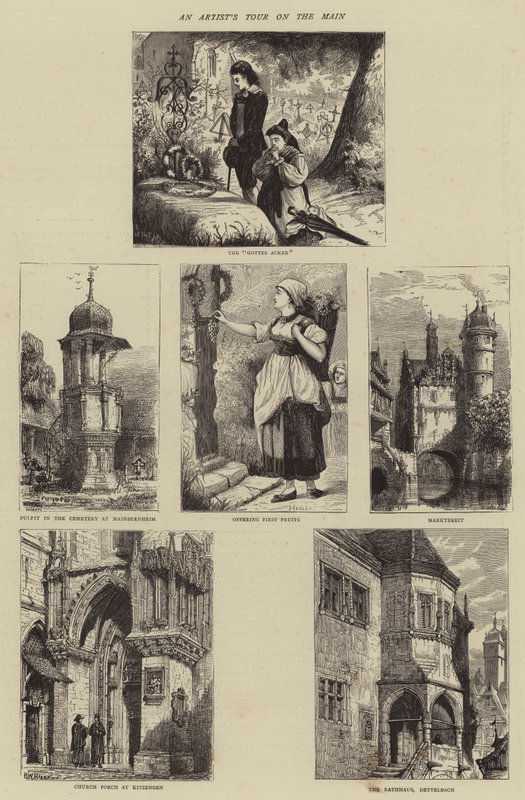 En kunstnertur ved hovedvejen af Henry William Brewer
