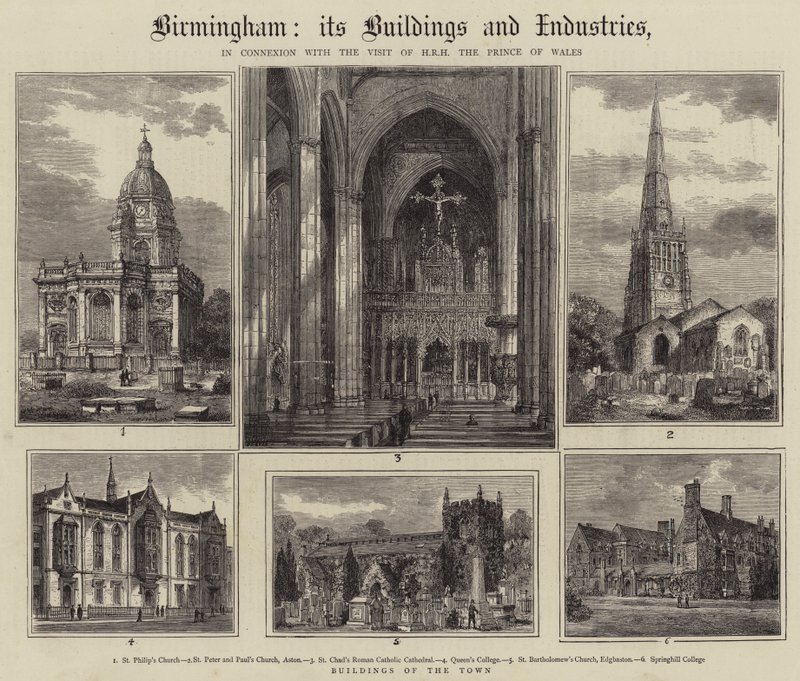 Birmingham, dets bygninger og industrier af Henry William Brewer