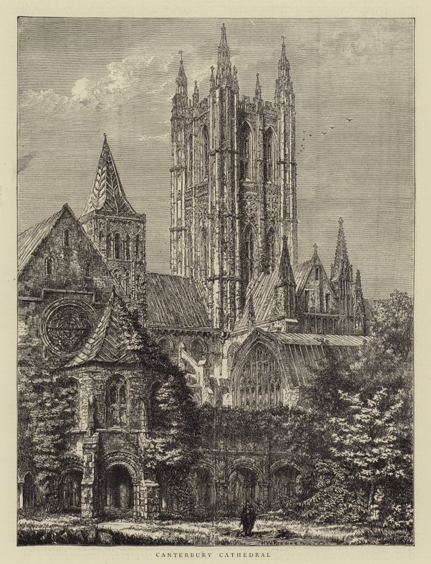 Canterbury katedral af Henry William Brewer