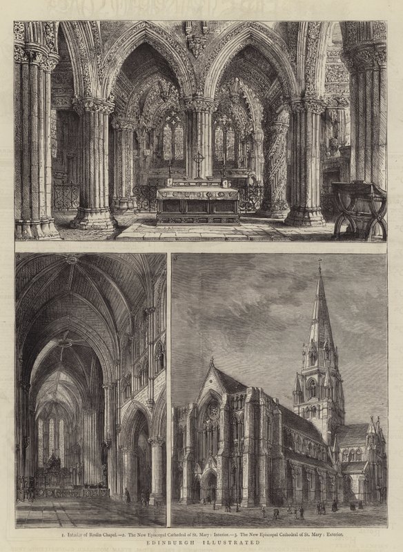Edinburgh Illustreret af Henry William Brewer