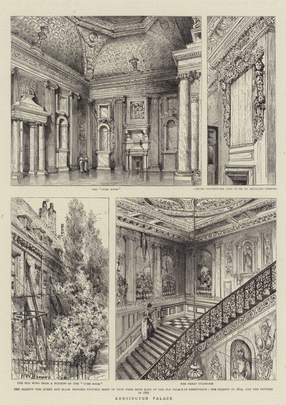 Kensington Palace af Henry William Brewer