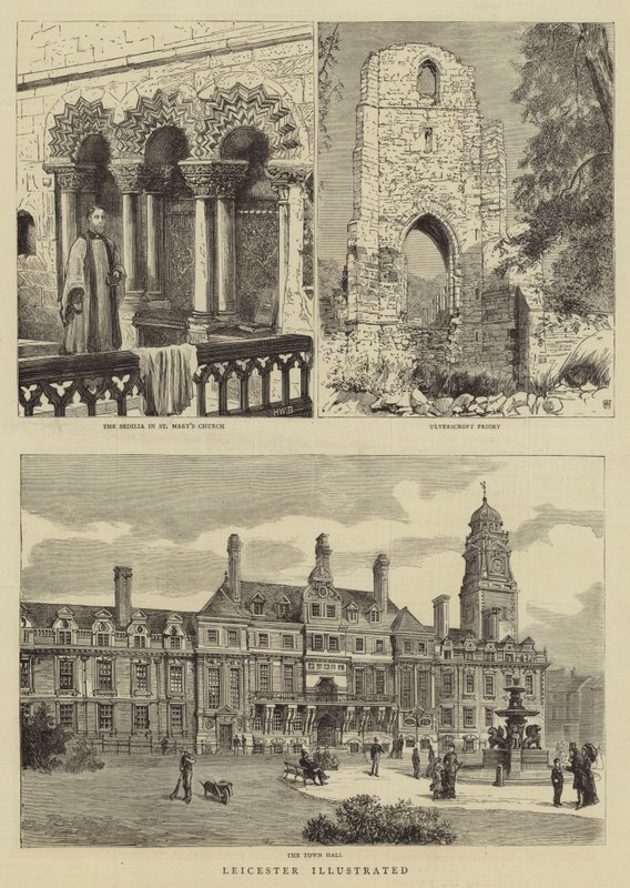 Leicester Illustreret af Henry William Brewer