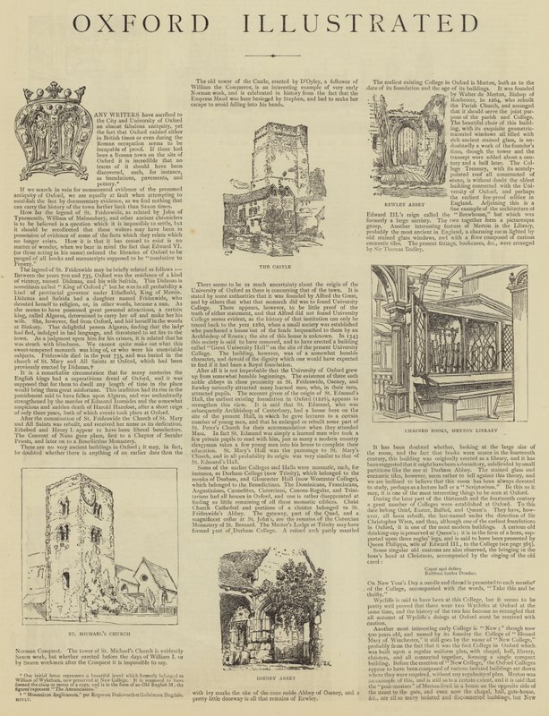 Oxford illustreret af Henry William Brewer