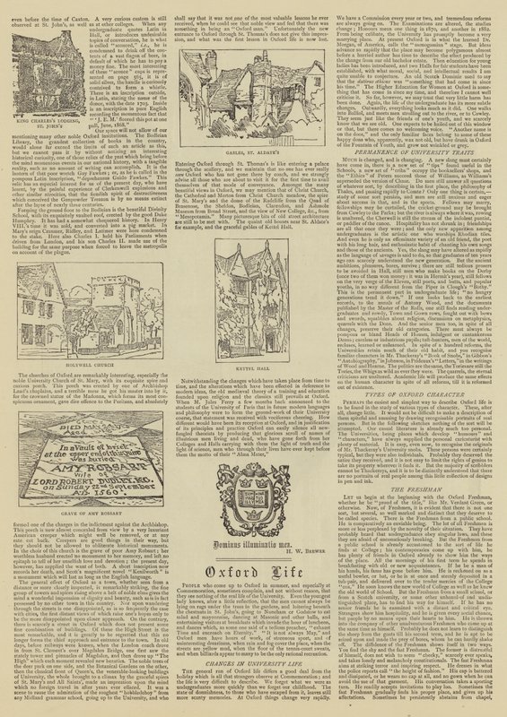 Oxford illustreret af Henry William Brewer
