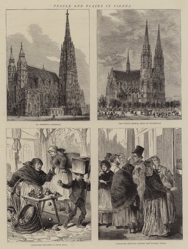 Mennesker og steder i Wien af Henry William Brewer