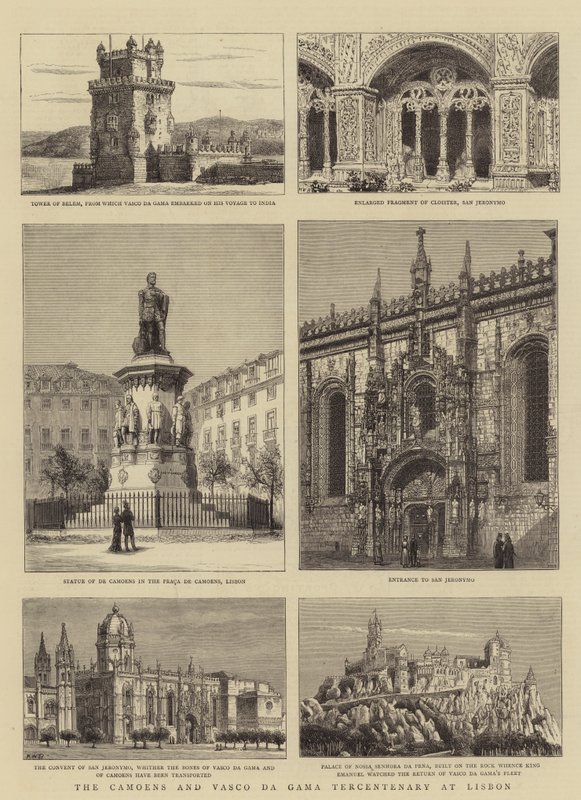 Camoens og Vasco da Gama-jubilæet i Lissabon af Henry William Brewer