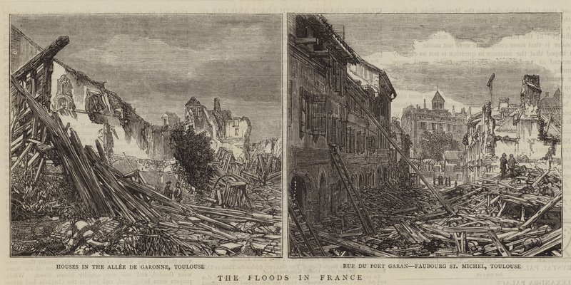 Oversvømmelserne i Frankrig af Henry William Brewer