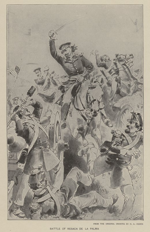 Slaget ved Palm Hangover (litho) af Henry Alexander (after) Ogden