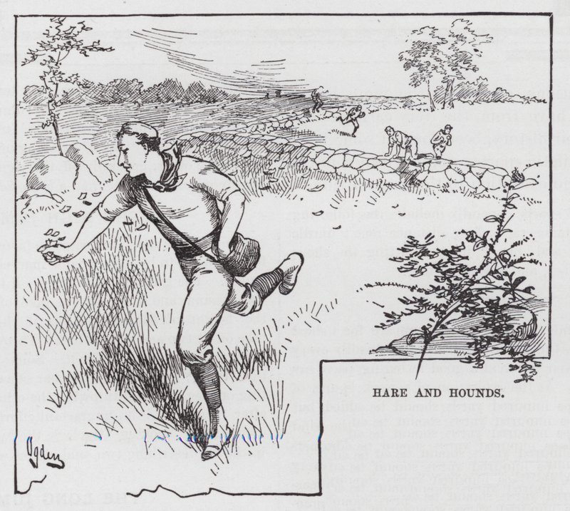 Hare og hunde (gravering) af Henry Alexander (after) Ogden