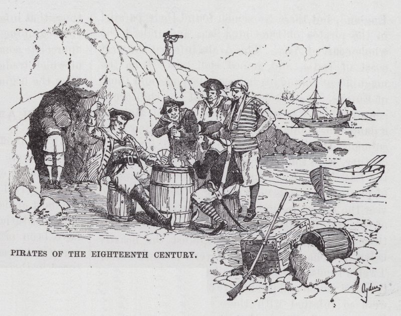 Pirates of the Attende Century (gravering) af Henry Alexander (after) Ogden
