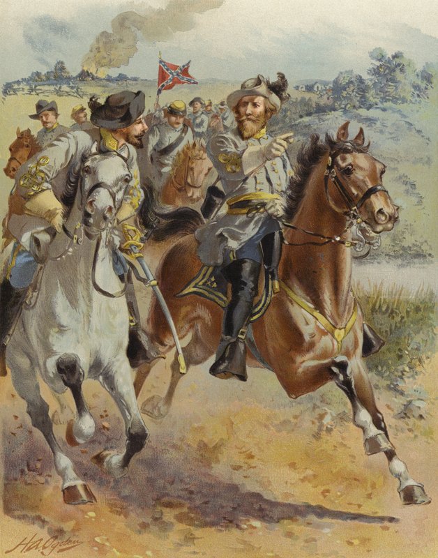 General J E B Stuarts tur omkring McClellan, juni 1862 af Henry Alexander Ogden