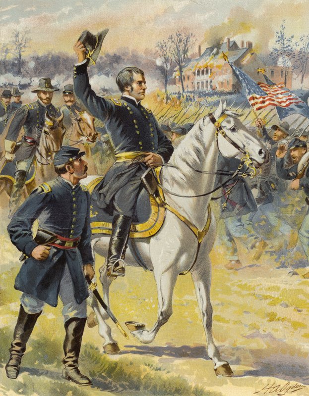 Hooker i Chancellorsville, 3. maj 1863 af Henry Alexander Ogden