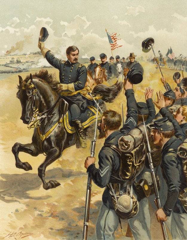McClellan i Antietam, 17. september 1862 af Henry Alexander Ogden