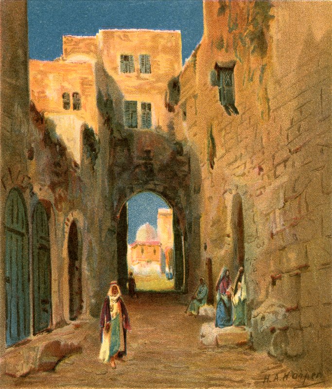 En gade i Jerusalem af Henry Andrew Harper
