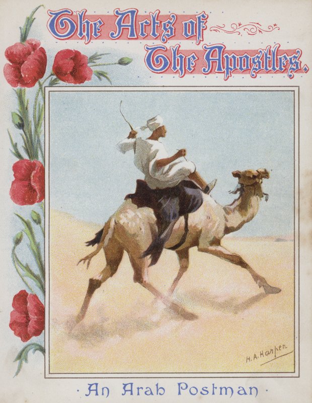 Et arabisk postbud (chromolitho) af Henry Andrew Harper