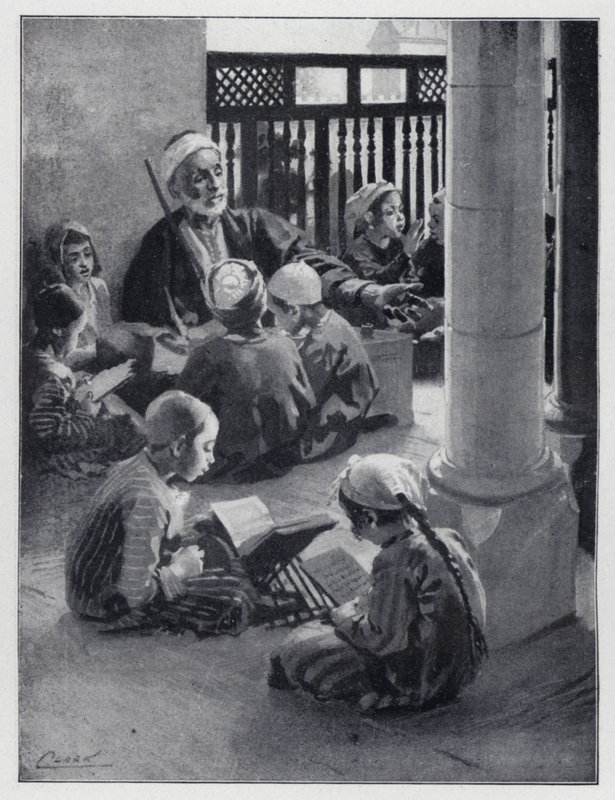 En østlig skolemester (litho) af Henry Andrew Harper