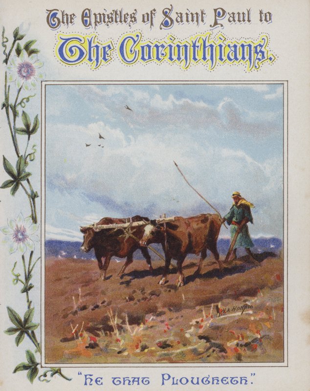 Den der pløjer (chromolitho) af Henry Andrew Harper