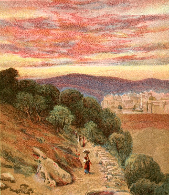 Oliebjerget og Jerusalem af Henry Andrew Harper